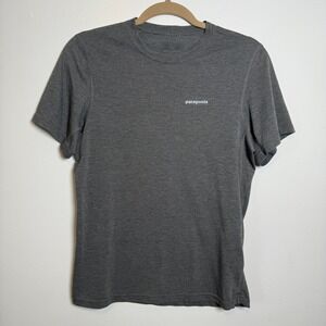 Patagonia‎ Mens Blend Short Sleeve T Shirt Charcoal Heather Size M